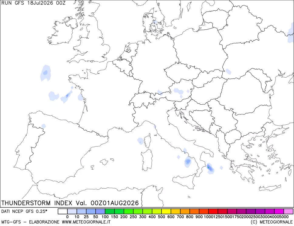 mappa Indice Temporali (TSI)