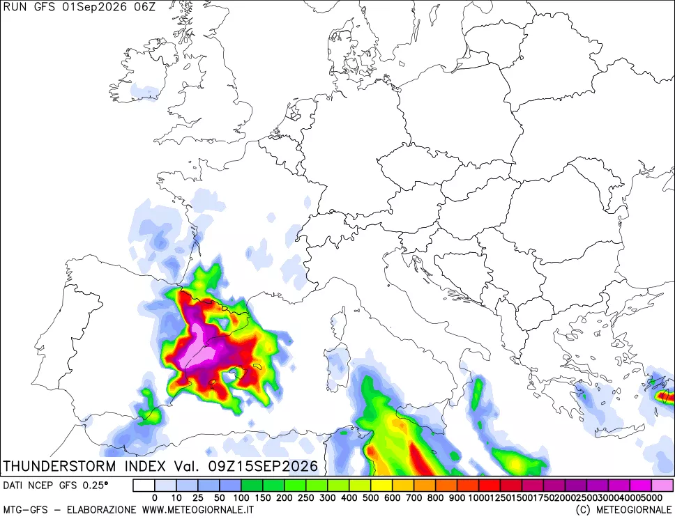 mappa Indice Temporali (TSI)