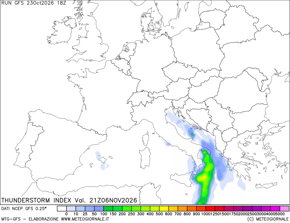 mappa Indice Temporali (TSI)
