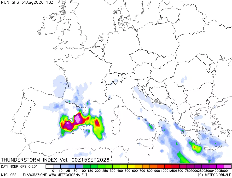 mappa Indice Temporali (TSI)