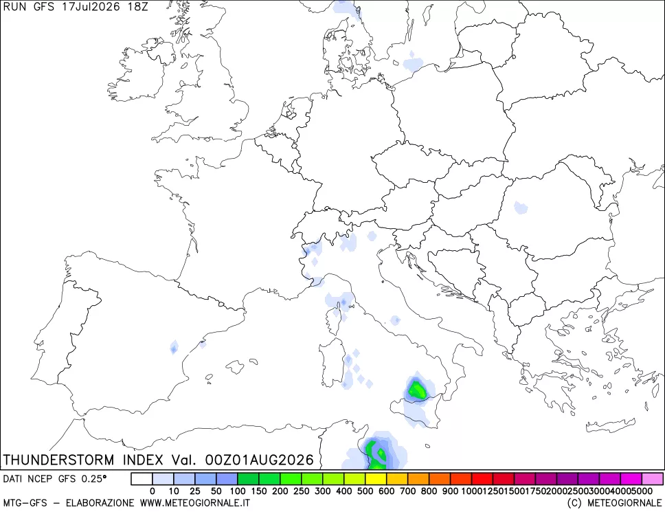 mappa Indice Temporali (TSI)