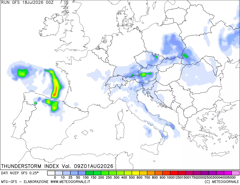 mappa Indice Temporali (TSI)