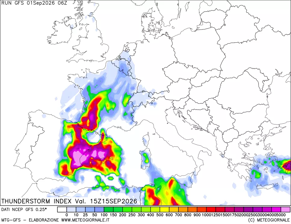 mappa Indice Temporali (TSI)