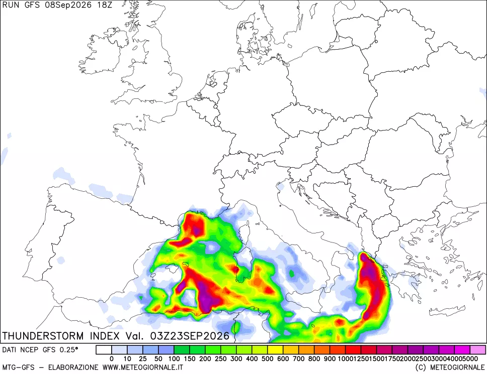 mappa Indice Temporali (TSI)