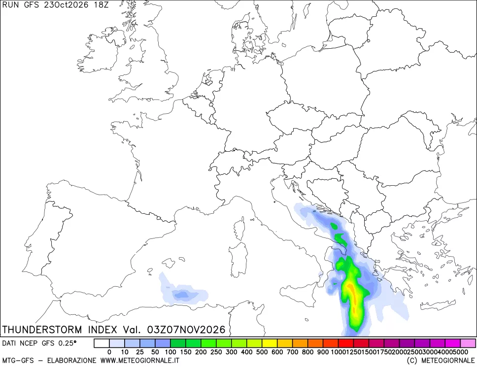 mappa Indice Temporali (TSI)