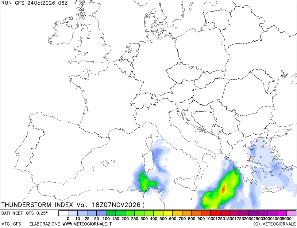 mappa Indice Temporali (TSI)
