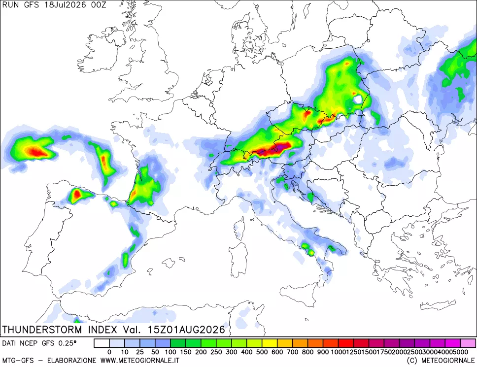 mappa Indice Temporali (TSI)