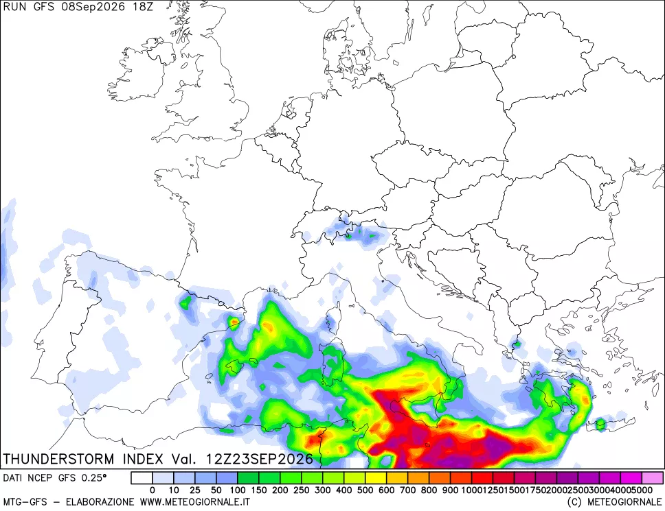 mappa Indice Temporali (TSI)