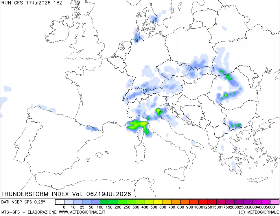 mappa Indice Temporali (TSI)