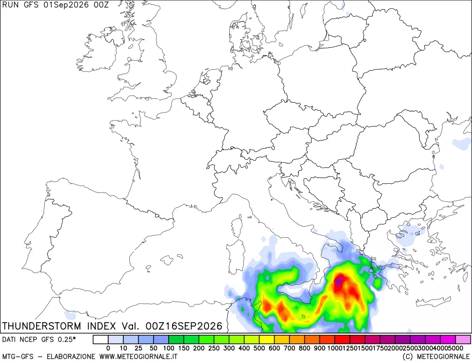 mappa Indice Temporali (TSI)