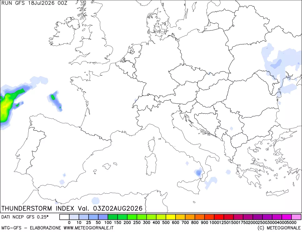 mappa Indice Temporali (TSI)