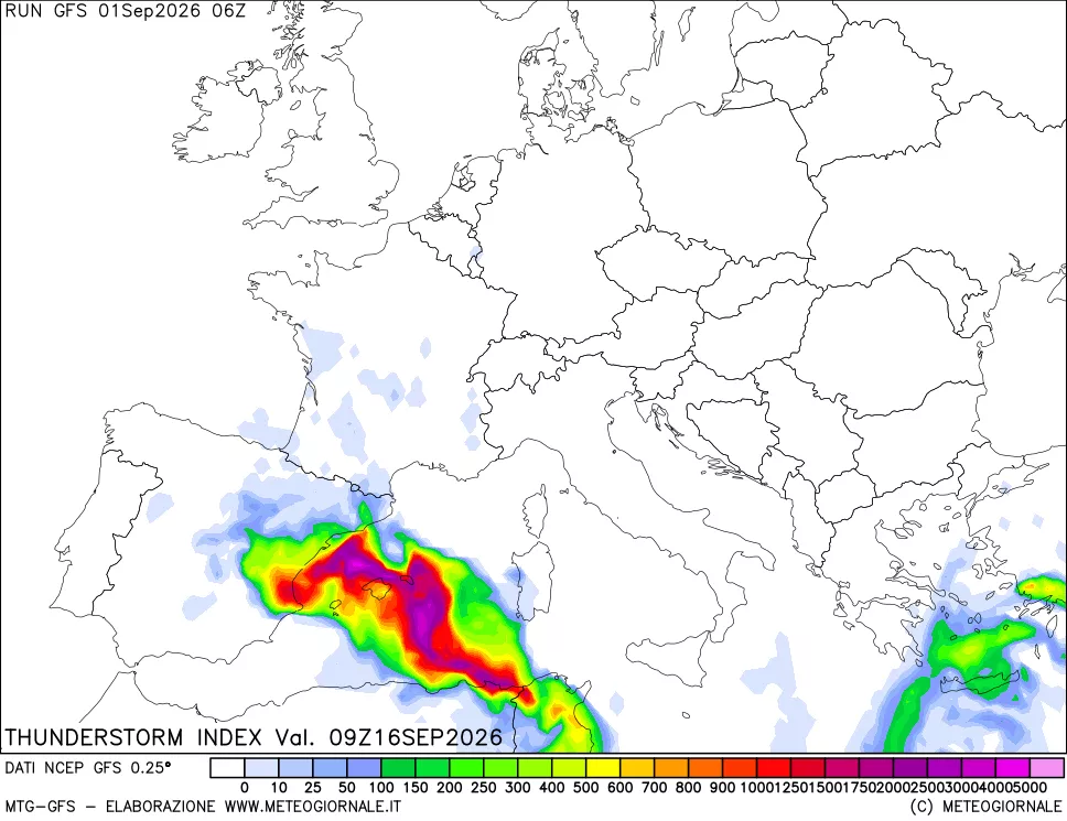 mappa Indice Temporali (TSI)