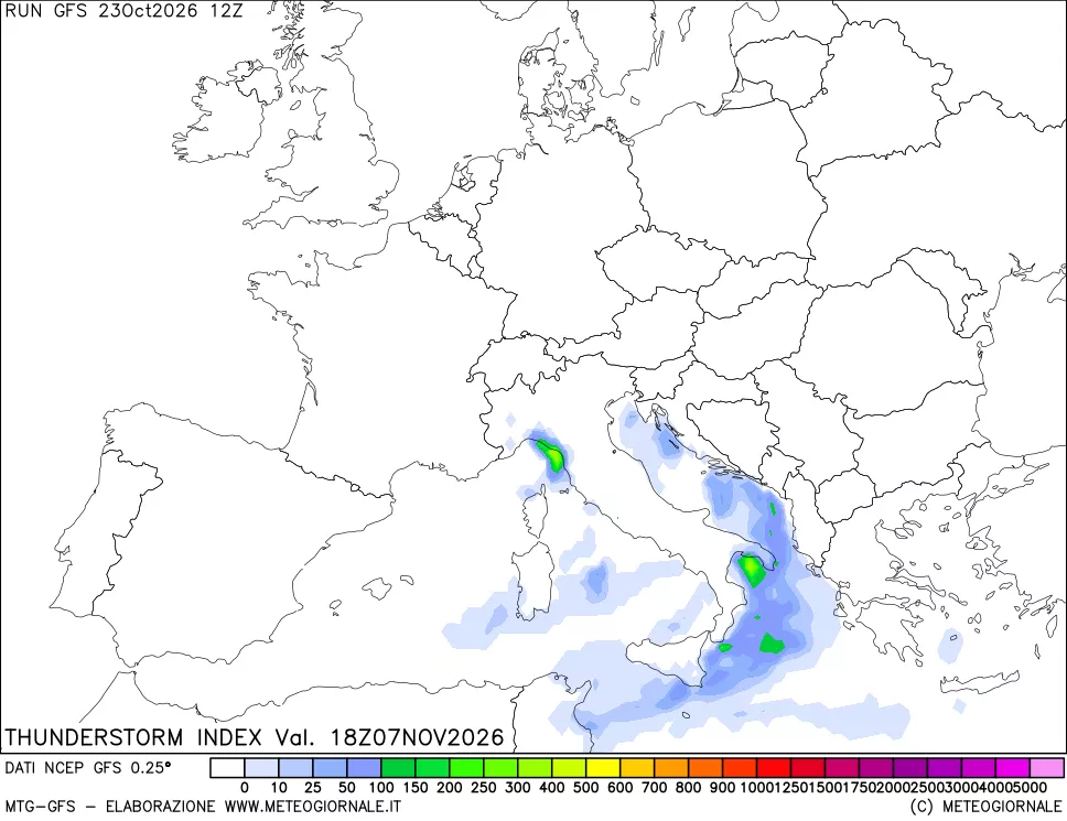 mappa Indice Temporali (TSI)