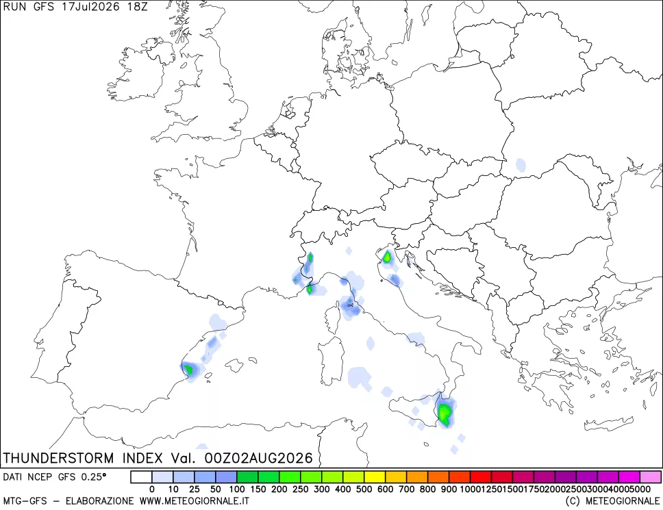 mappa Indice Temporali (TSI)