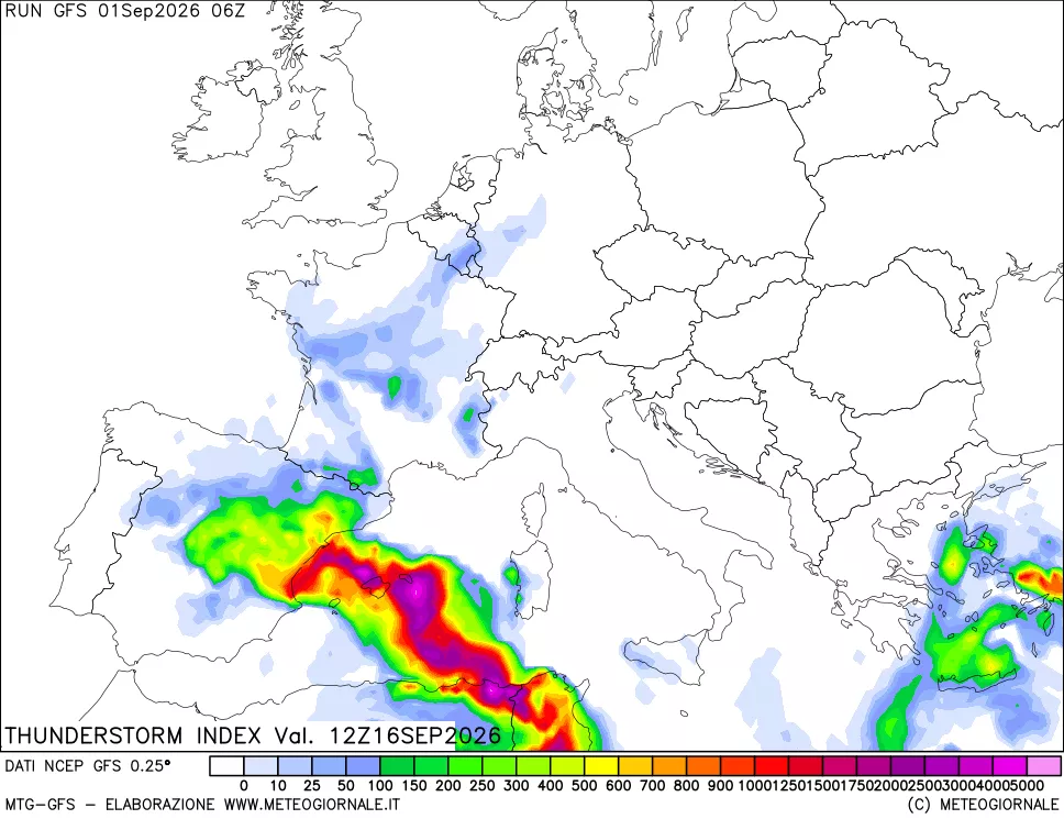 mappa Indice Temporali (TSI)