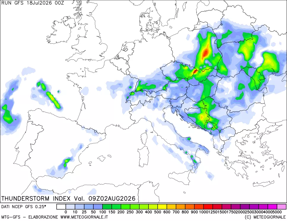 mappa Indice Temporali (TSI)