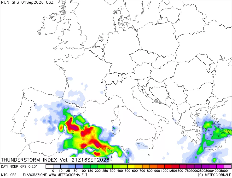 mappa Indice Temporali (TSI)