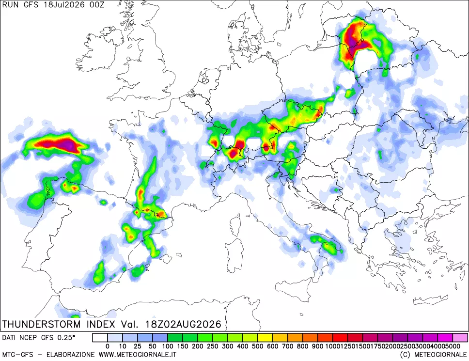 mappa Indice Temporali (TSI)
