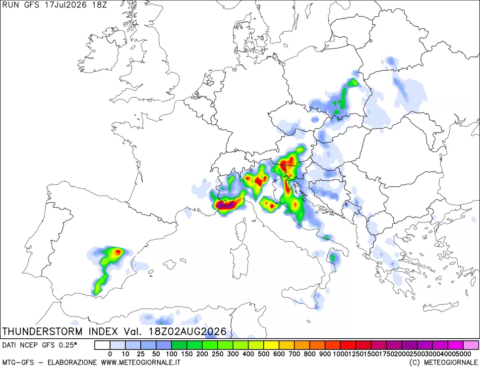 mappa Indice Temporali (TSI)