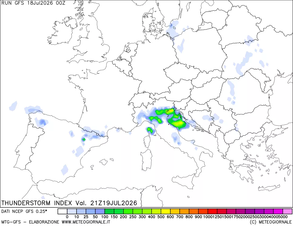mappa Indice Temporali (TSI)