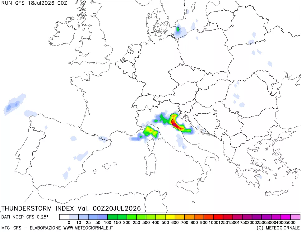 mappa Indice Temporali (TSI)