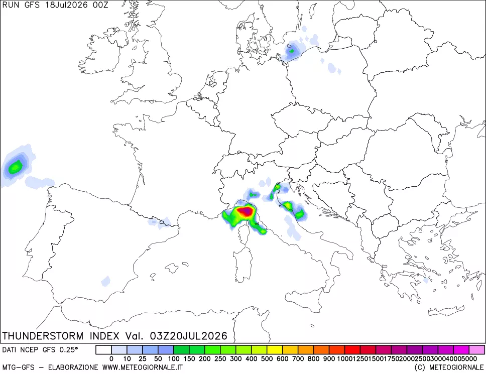 mappa Indice Temporali (TSI)
