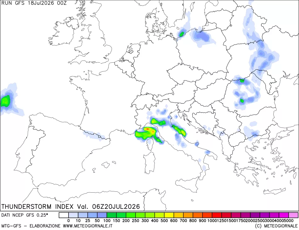 mappa Indice Temporali (TSI)
