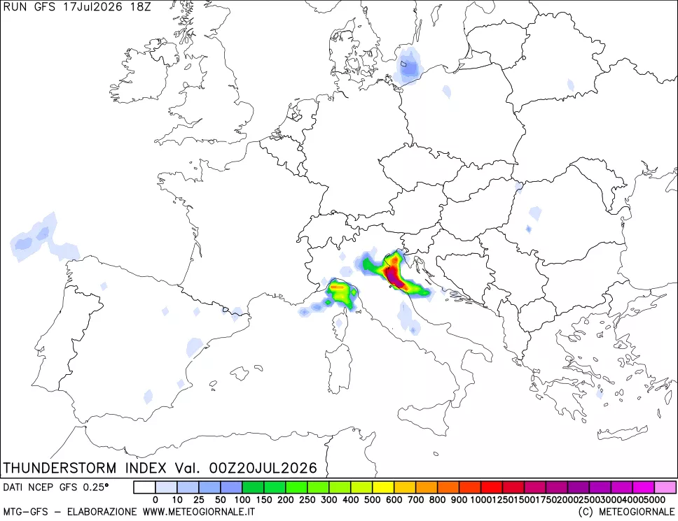 mappa Indice Temporali (TSI)