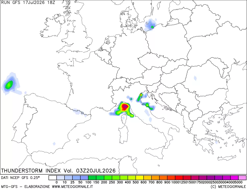 mappa Indice Temporali (TSI)