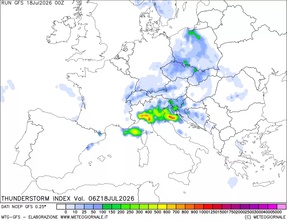 mappa Indice Temporali (TSI)