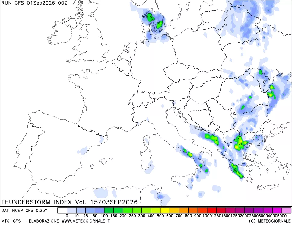 mappa Indice Temporali (TSI)