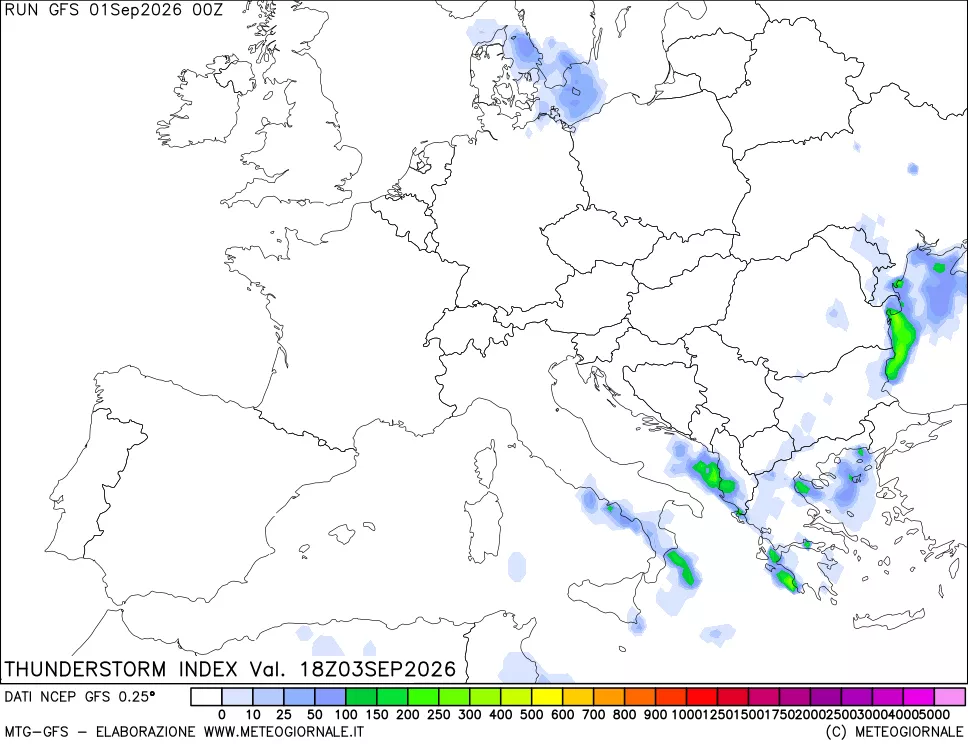 mappa Indice Temporali (TSI)