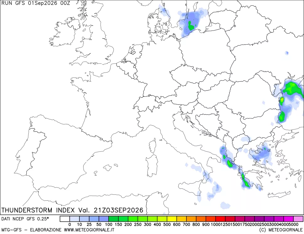 mappa Indice Temporali (TSI)