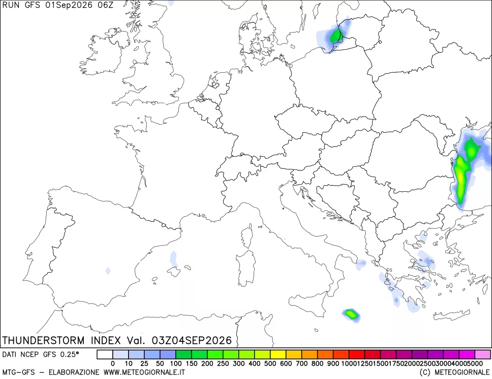 mappa Indice Temporali (TSI)