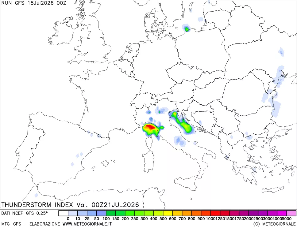 mappa Indice Temporali (TSI)