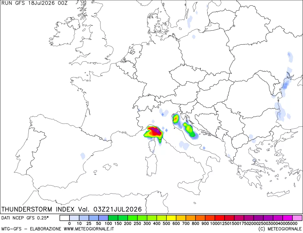 mappa Indice Temporali (TSI)