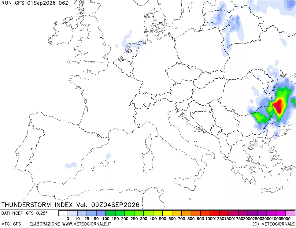 mappa Indice Temporali (TSI)