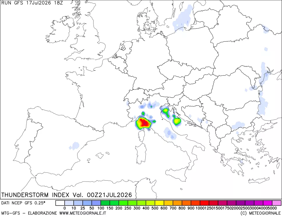 mappa Indice Temporali (TSI)