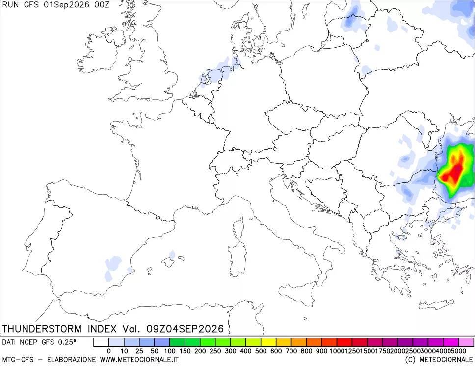 mappa Indice Temporali (TSI)