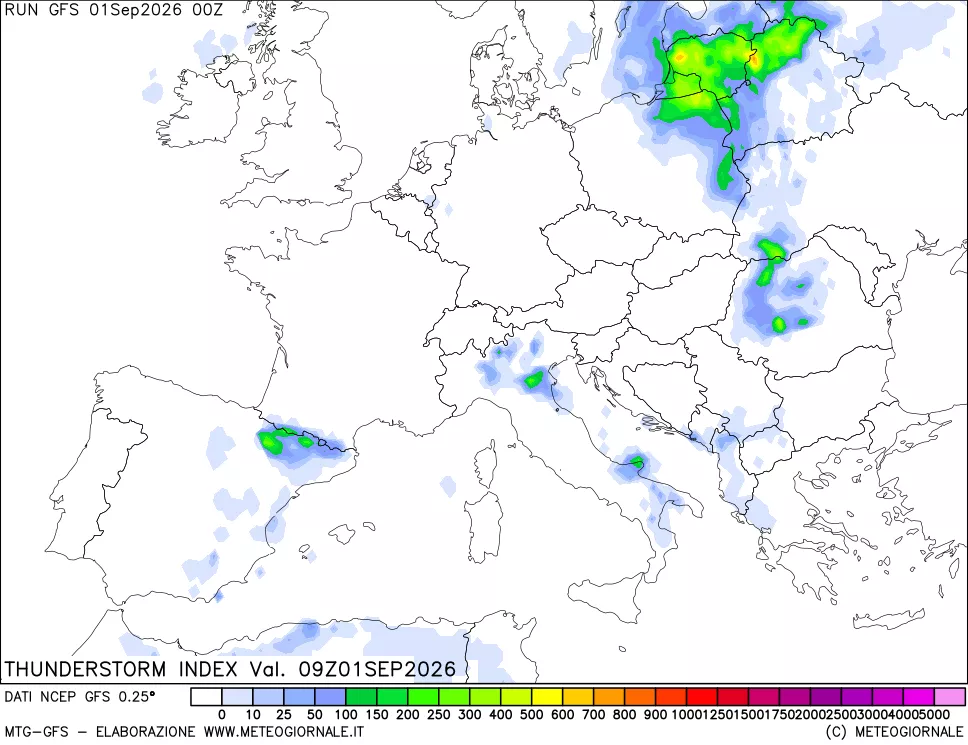 mappa Indice Temporali (TSI)