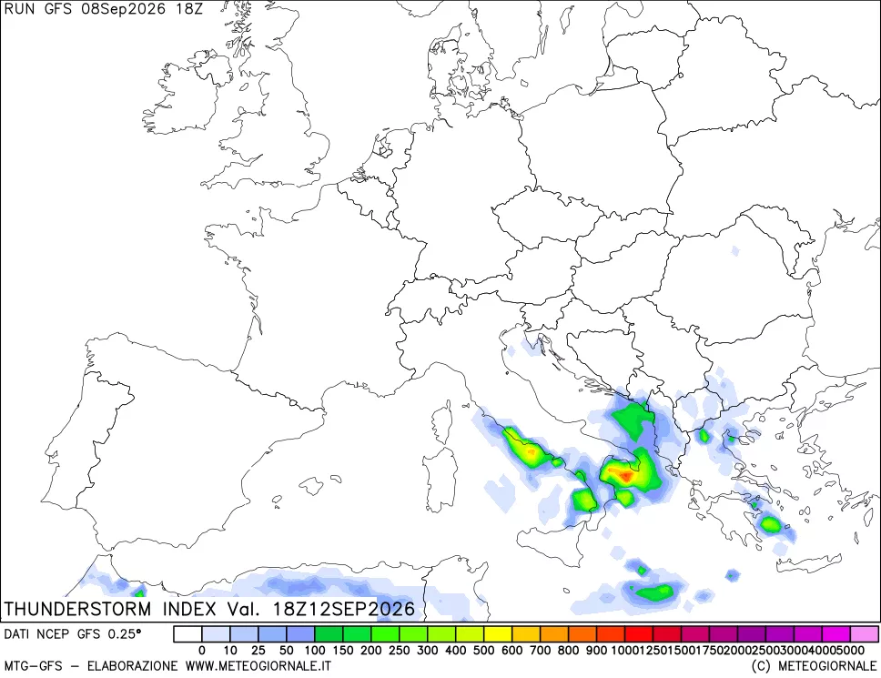 mappa Indice Temporali (TSI)