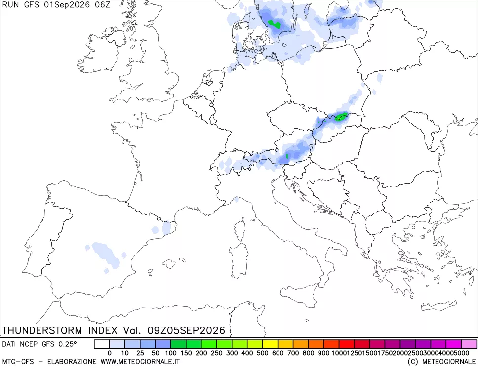 mappa Indice Temporali (TSI)