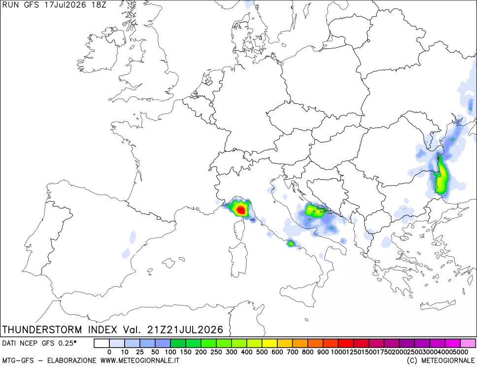 mappa Indice Temporali (TSI)