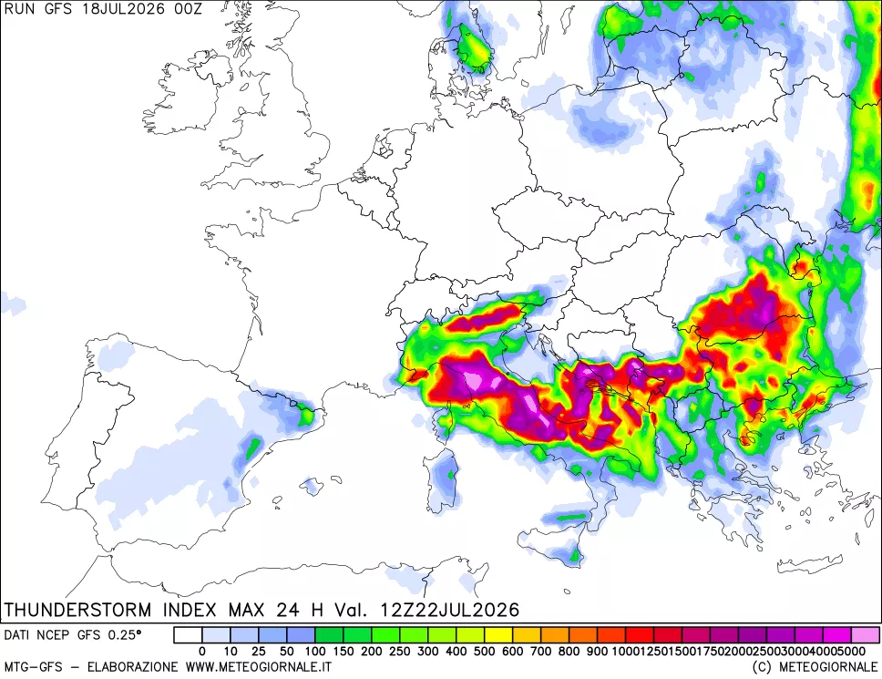 mappa TSI Max 24 ore