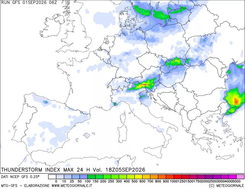 mappa TSI Max 24 ore