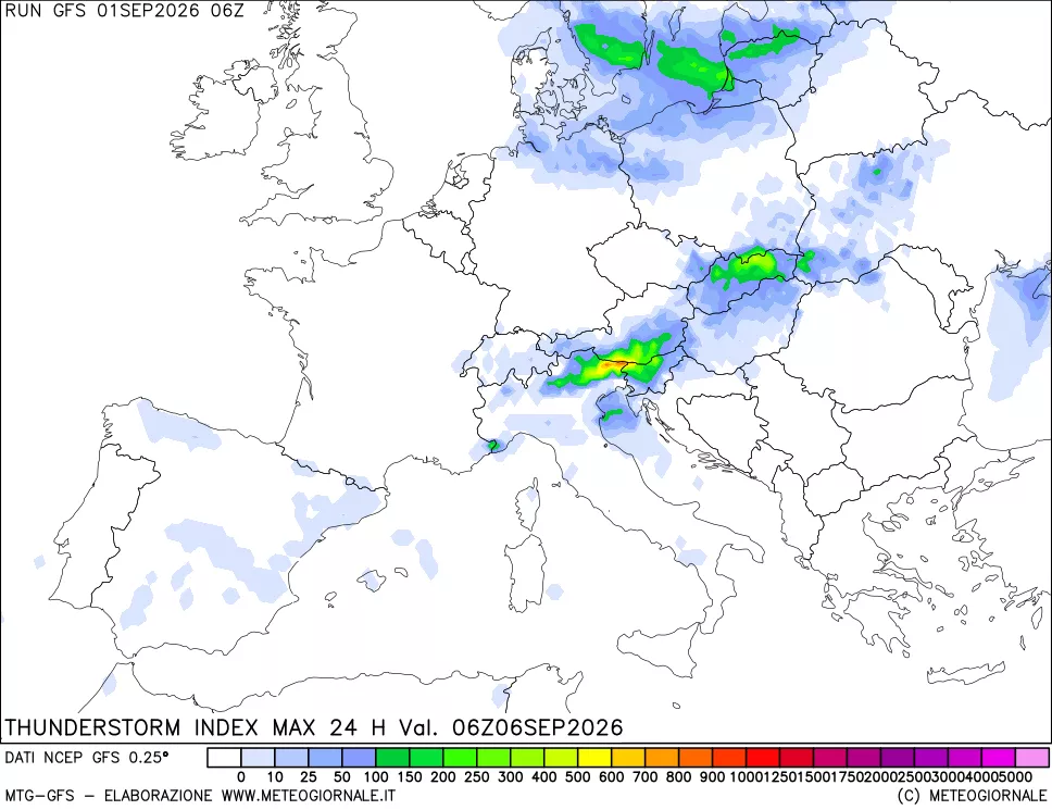 mappa TSI Max 24 ore