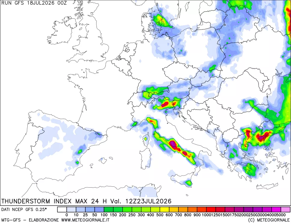 mappa TSI Max 24 ore