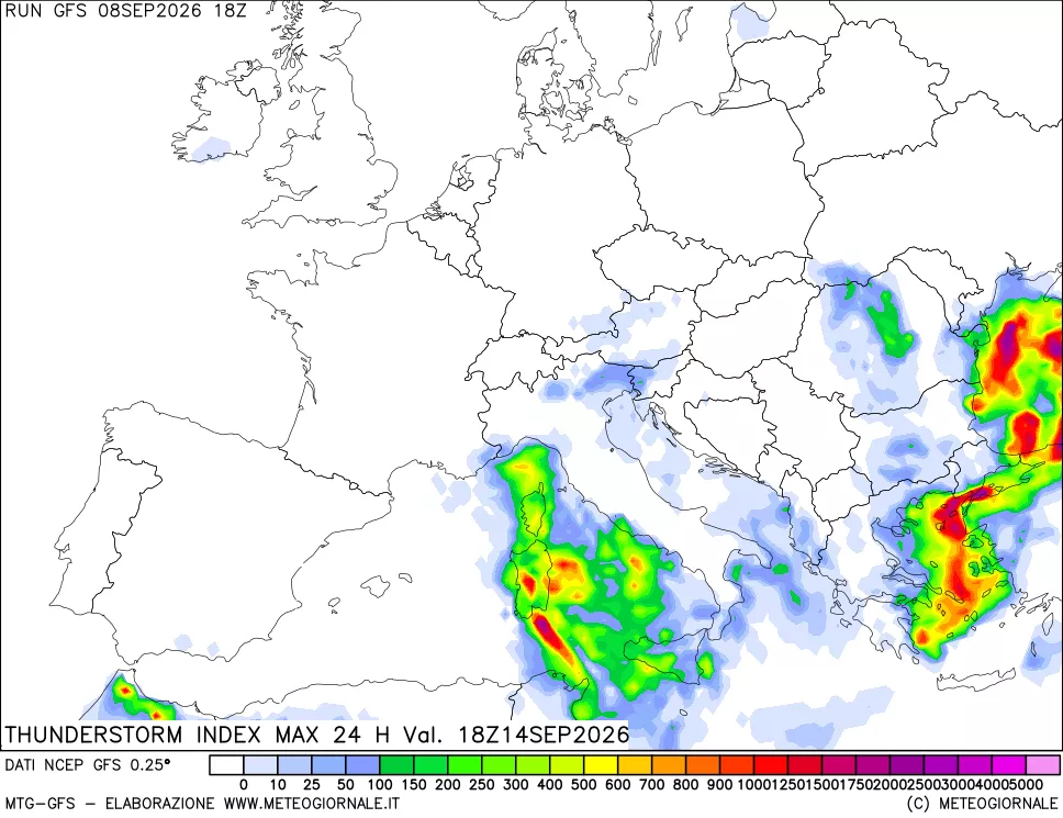 mappa Indice Temporali massimo 24 ore