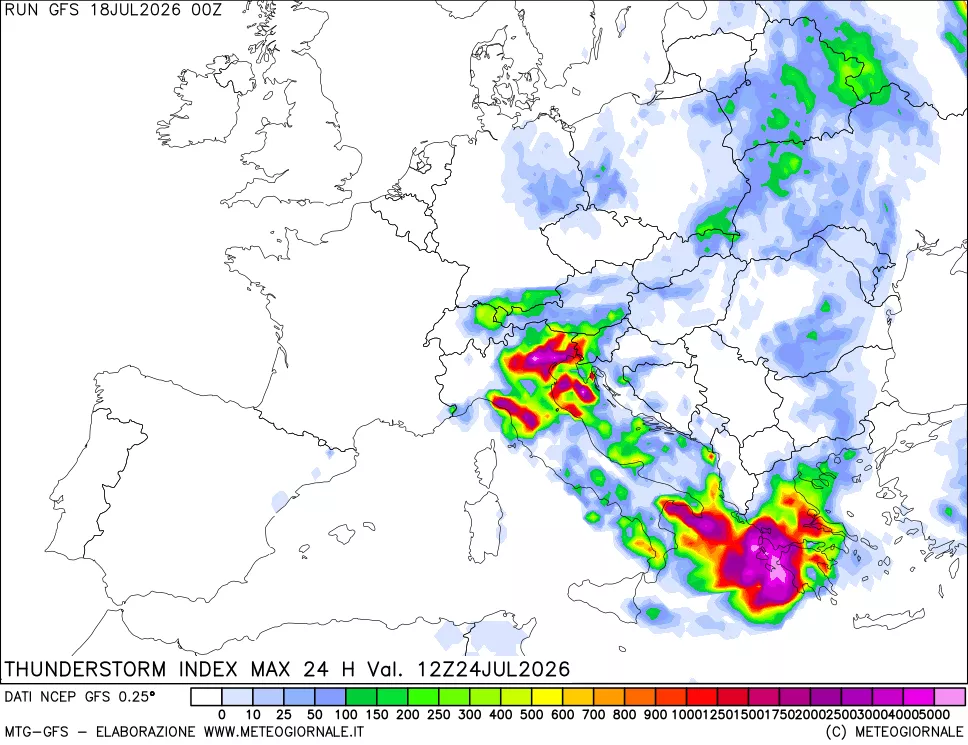 mappa TSI Max 24 ore