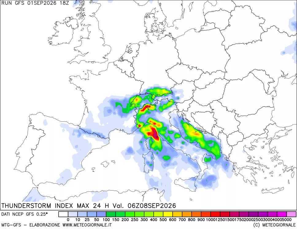 mappa TSI Max 24 ore